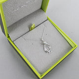 Sterling Silver Perfect Penguin Necklace - Reeves & Reeves