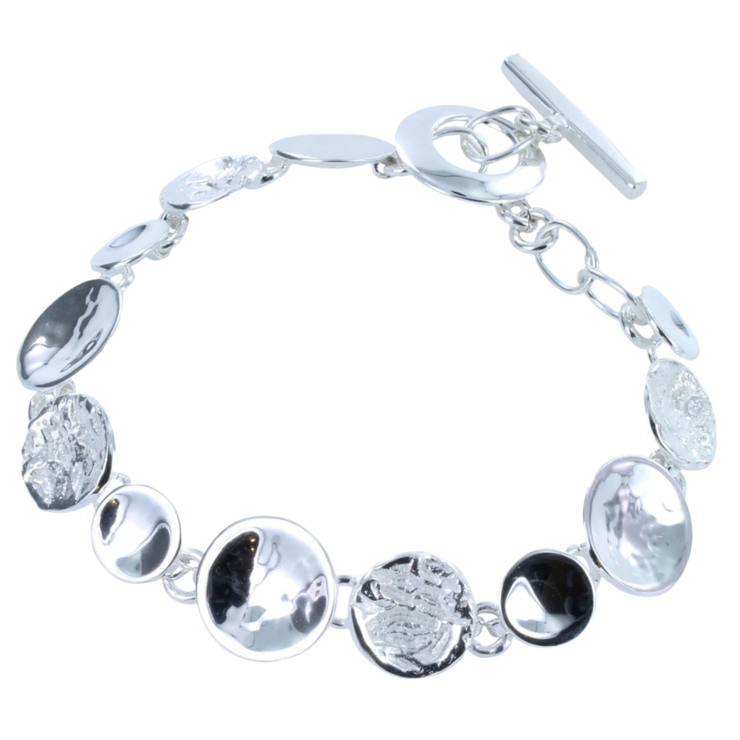 Sterling Silver Popcorn Bracelet - Reeves & Reeves