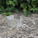 Sterling Silver Ribbon Bangle - Reeves & Reeves