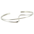 Sterling Silver Ribbon Cuff Bracelet - Reeves & Reeves