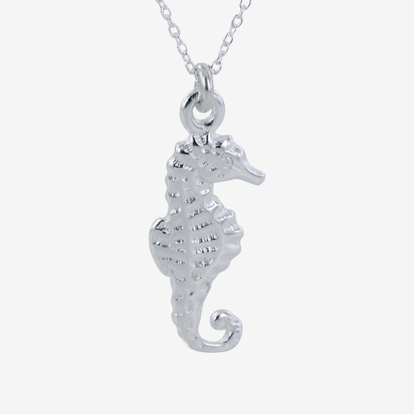 Sterling Silver Seahorse Necklace - Reeves & Reeves
