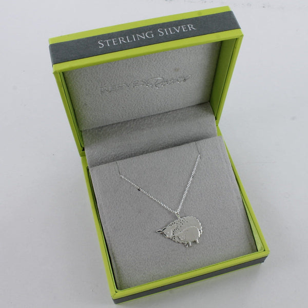 Sterling Silver Sheep Necklace - Reeves & Reeves