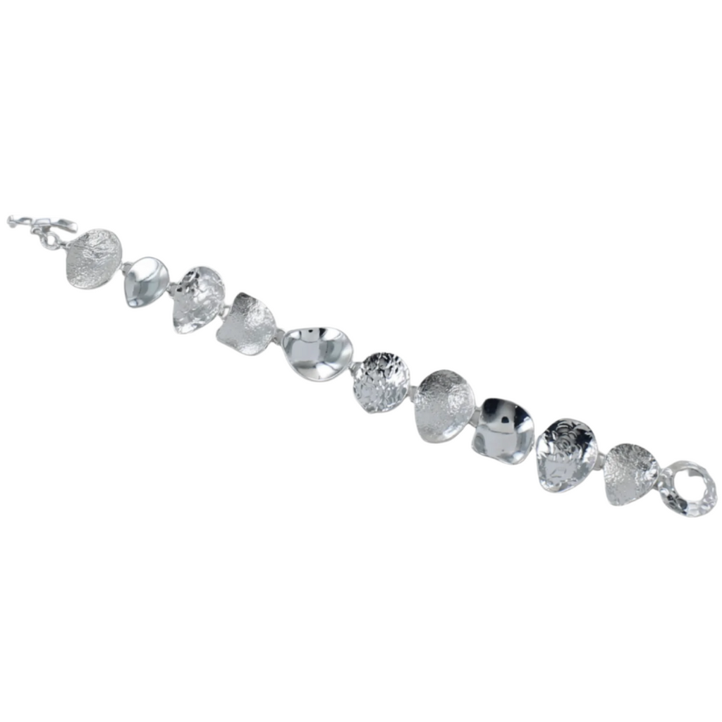 Sterling Silver Shingle Bracelet - Reeves & Reeves