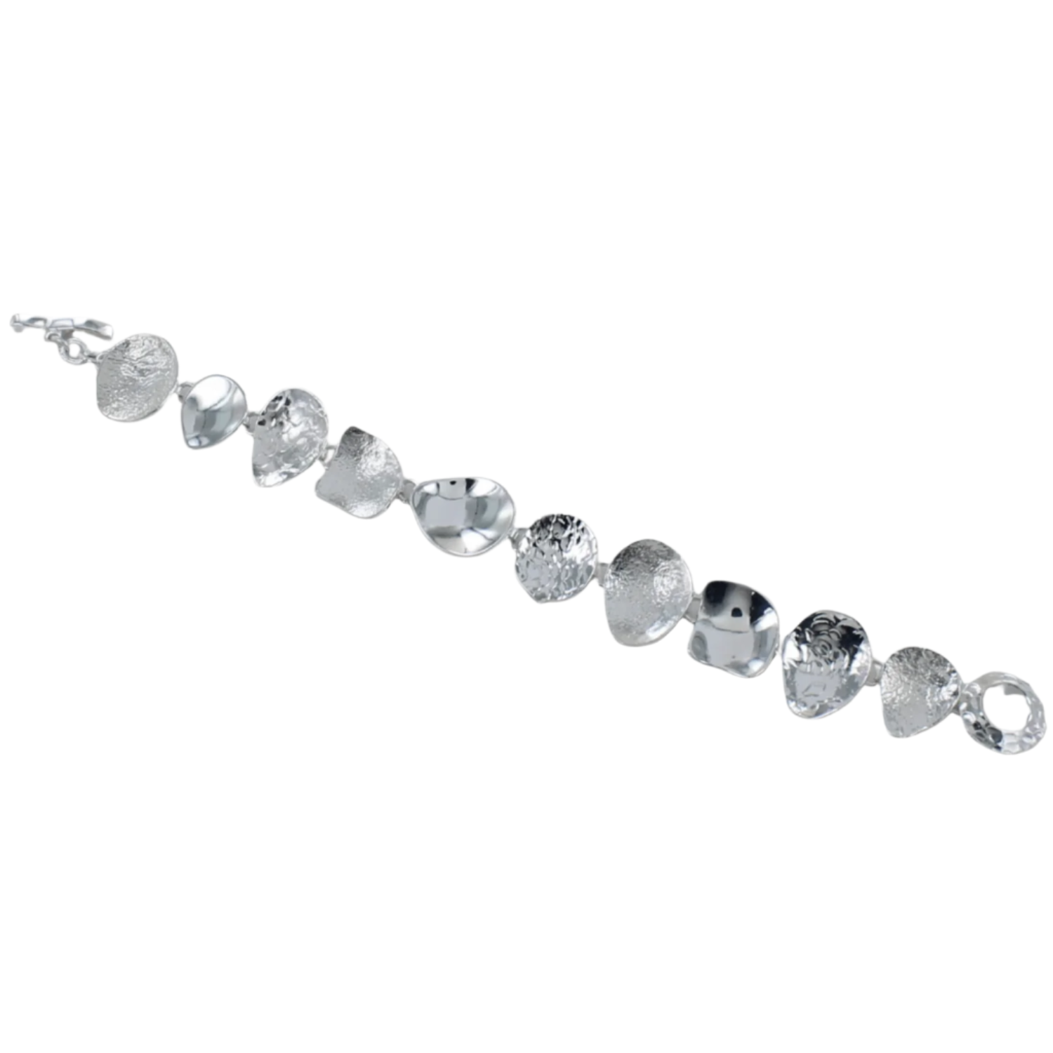 Sterling Silver Shingle Bracelet - Reeves & Reeves