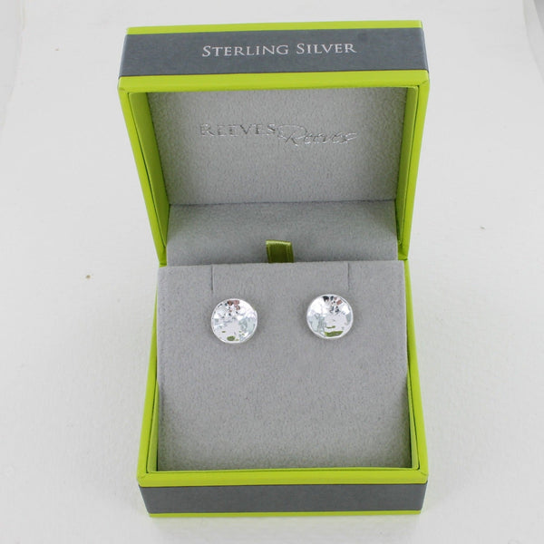 Sterling Silver Single Popcorn Earrings - Reeves & Reeves