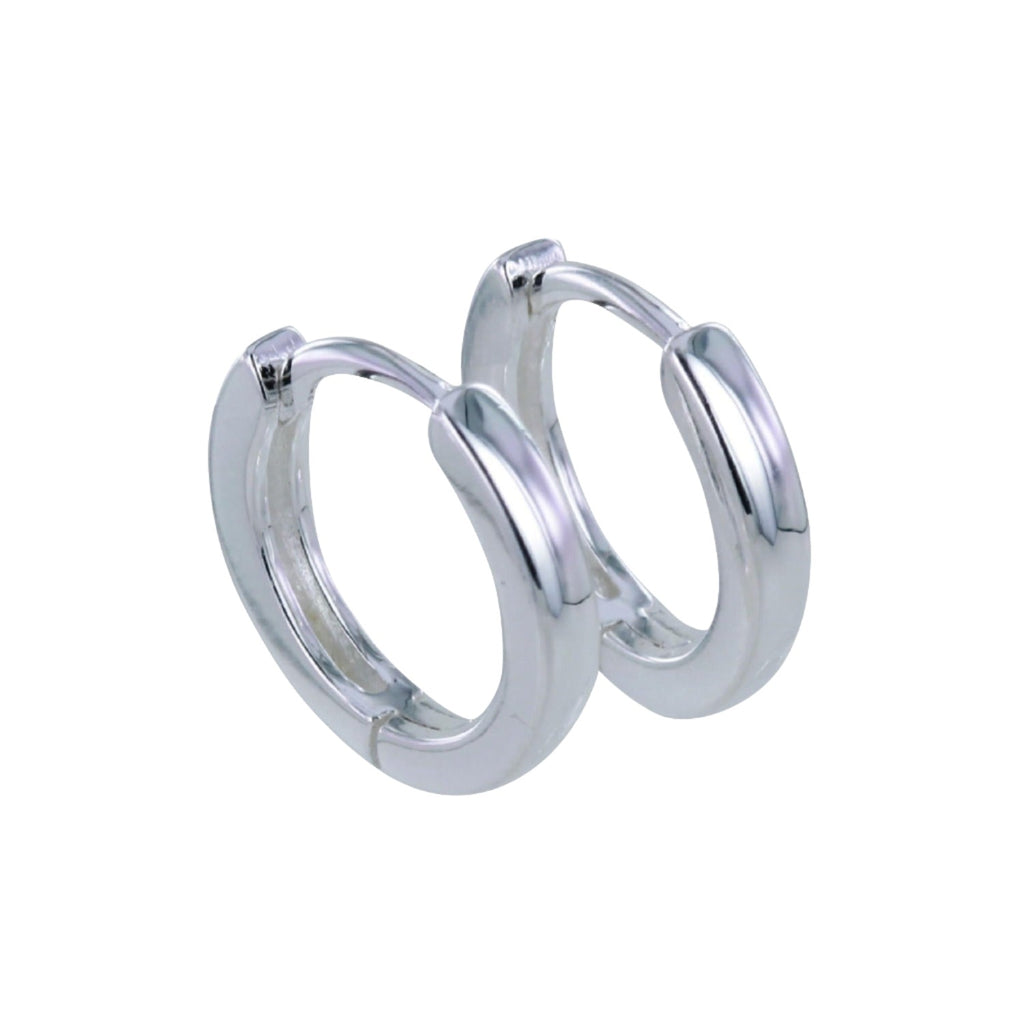 Sterling Silver Sleepy Jean Hoop Earrings - Reeves & Reeves