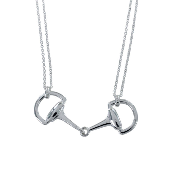 Sterling Silver Snaffle Feature Necklace - Reeves & Reeves