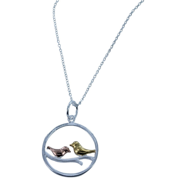 Sterling Silver Song Bird Necklace - Reeves & Reeves