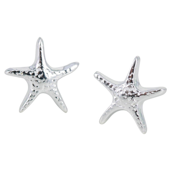 Sterling Silver Starfish Stud Earring - Reeves & Reeves
