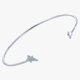 Sterling Silver Starry Night Pavé Cuff Bracelet - Reeves & Reeves