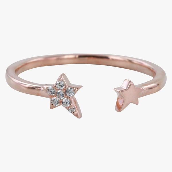Sterling Silver Starry Night Pavé Ring - Reeves & Reeves