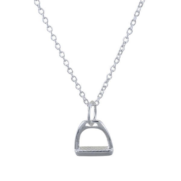 Sterling Silver Stirrup Necklace - Reeves & Reeves