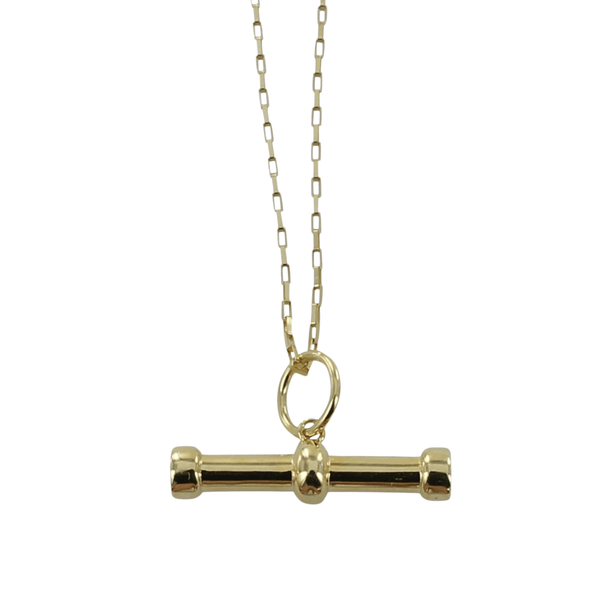 Sterling Silver T Bar Necklace - Reeves & Reeves