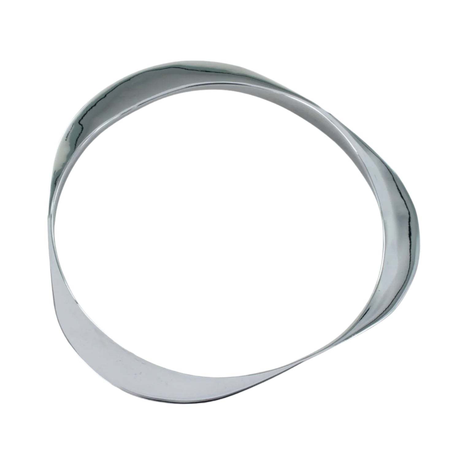 Sterling Silver Tricorn Bangle - Reeves & Reeves