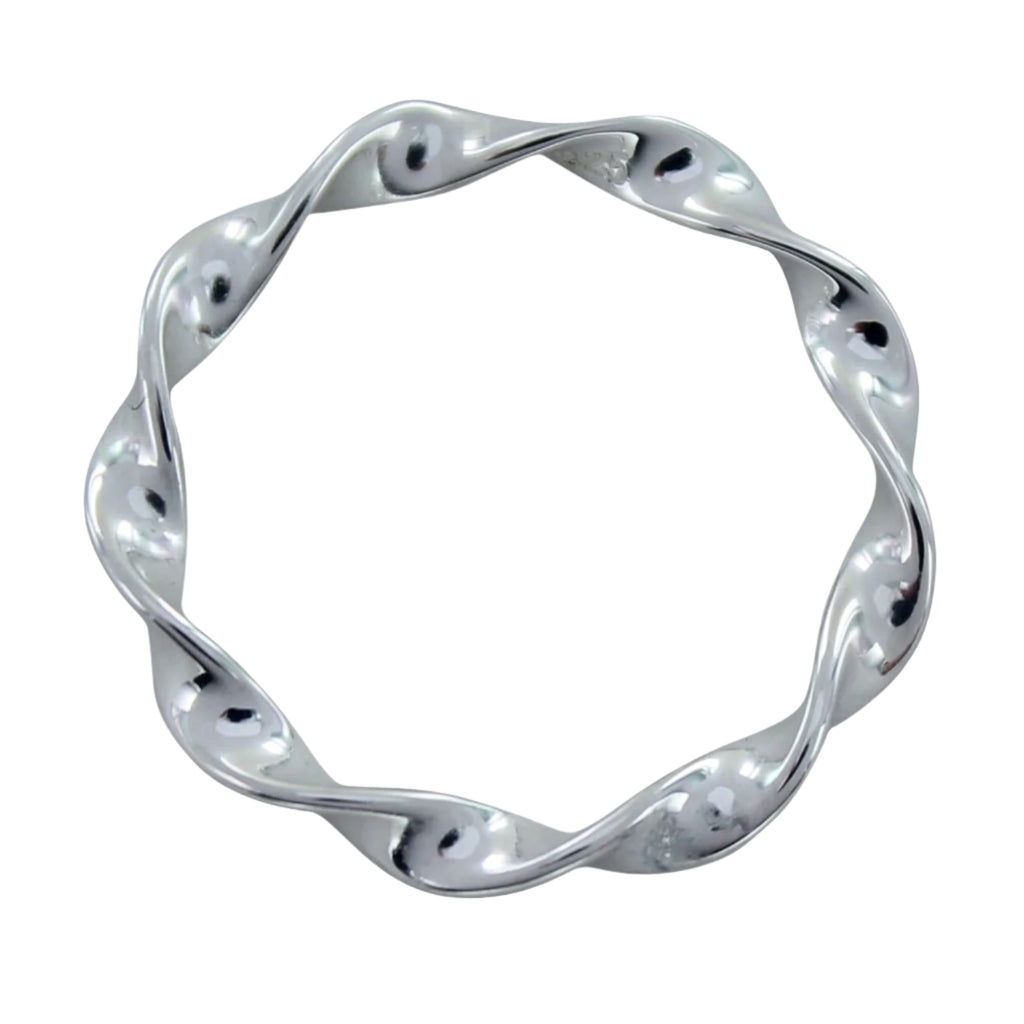 Sterling Silver Twister Ring - Reeves & Reeves