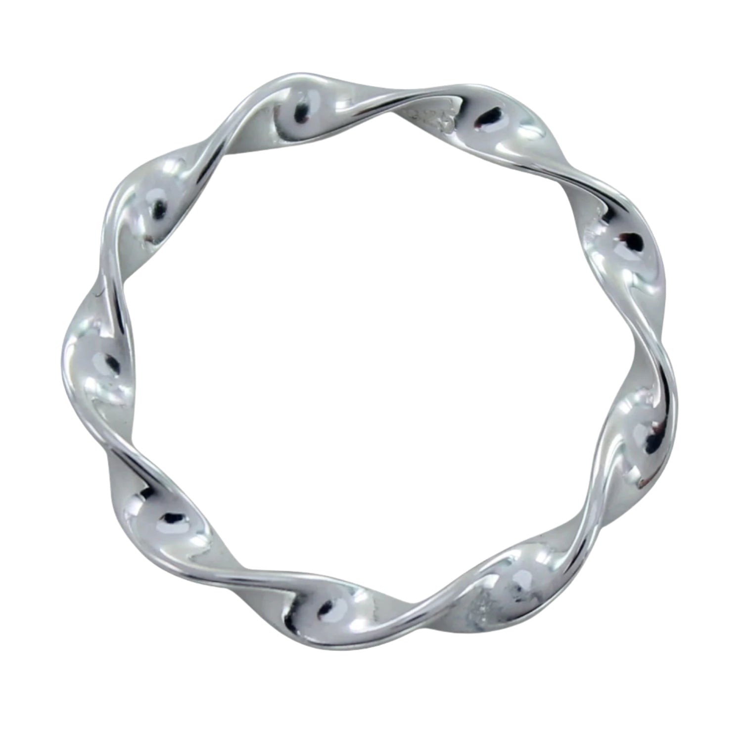 Sterling Silver Twister Ring - Reeves & Reeves