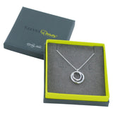 Sterling Silver Two Ring Necklace - Reeves & Reeves