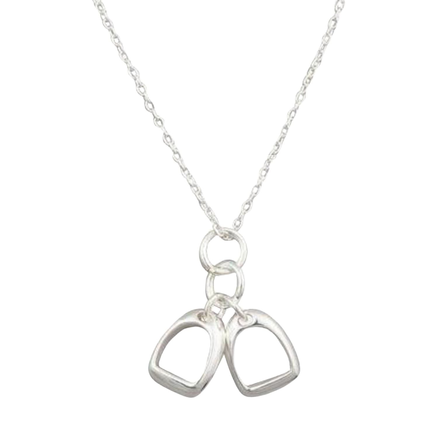 Two Stirrup Charm Necklace | Sterling Silver – Reeves & Reeves