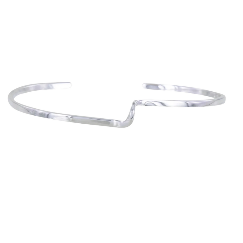 Sterling Silver Wishbone Cuff Bracelet - Reeves & Reeves