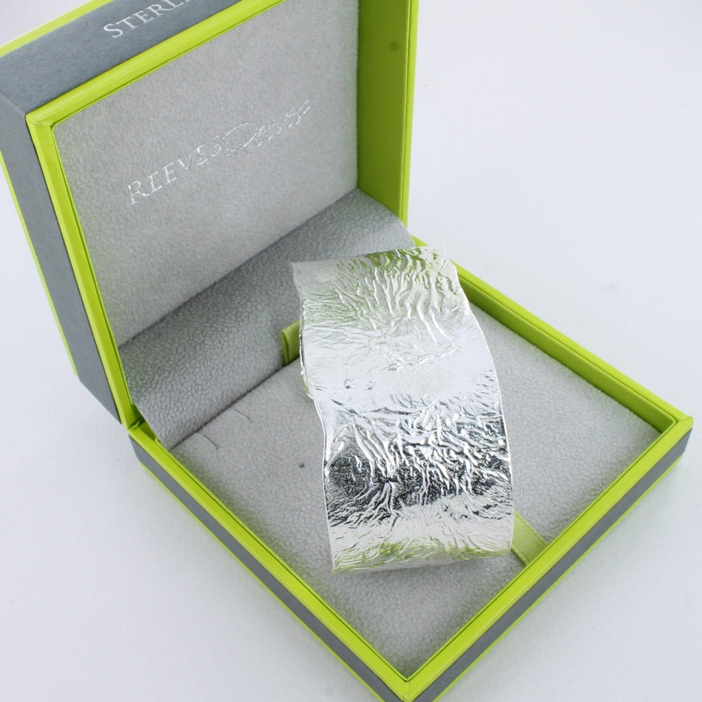 Textured Sterling Silver Cuff - Reeves & Reeves