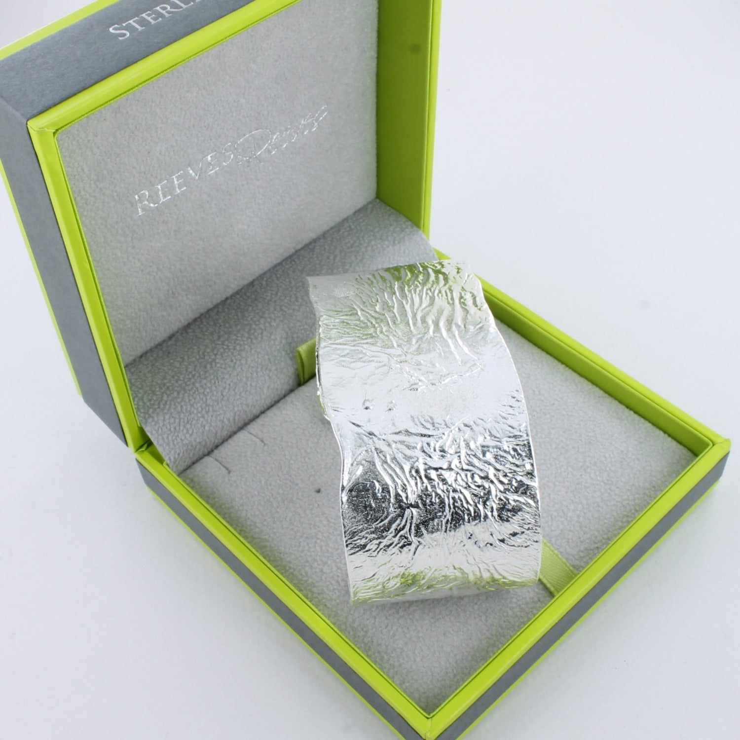 Textured Sterling Silver Cuff - Reeves & Reeves