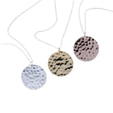 Textured Sterling Silver Georgie Necklace - Reeves & Reeves