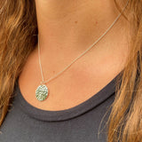 Textured Sterling Silver Georgie Necklace - Reeves & Reeves