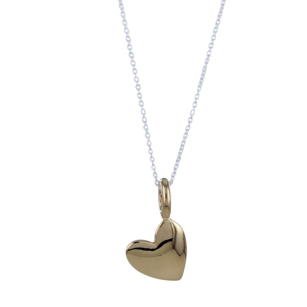 Totally Devoted Sterling Silver Heart Necklace - Reeves & Reeves