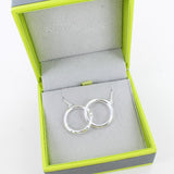 Twin Ring Sterling Silver Necklace - Reeves & Reeves