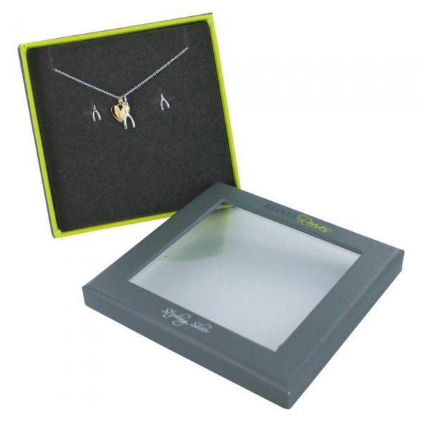 Wishbone and Heart Set - Reeves & Reeves