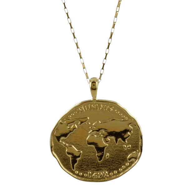 World Coin Sterling Silver Necklace - Reeves & Reeves