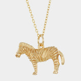 Zebra Necklace in Sterling Silver - Reeves & Reeves