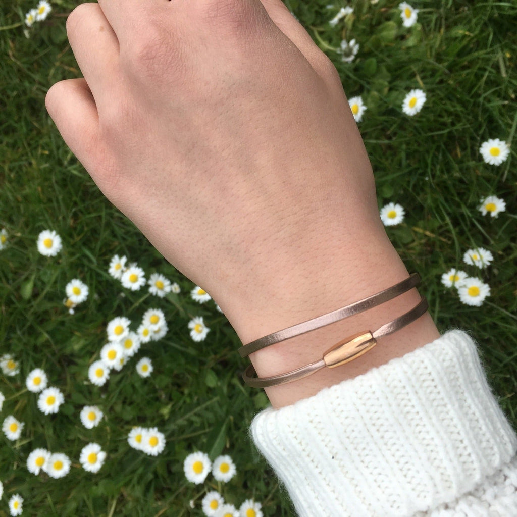 Zola Leather Bracelet - Reeves & Reeves